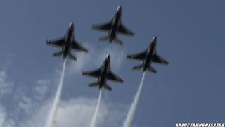 2011 Fort Worth Alliance Air Show - U.S.A.F. Thunderbirds Ground \& Air Demonstration