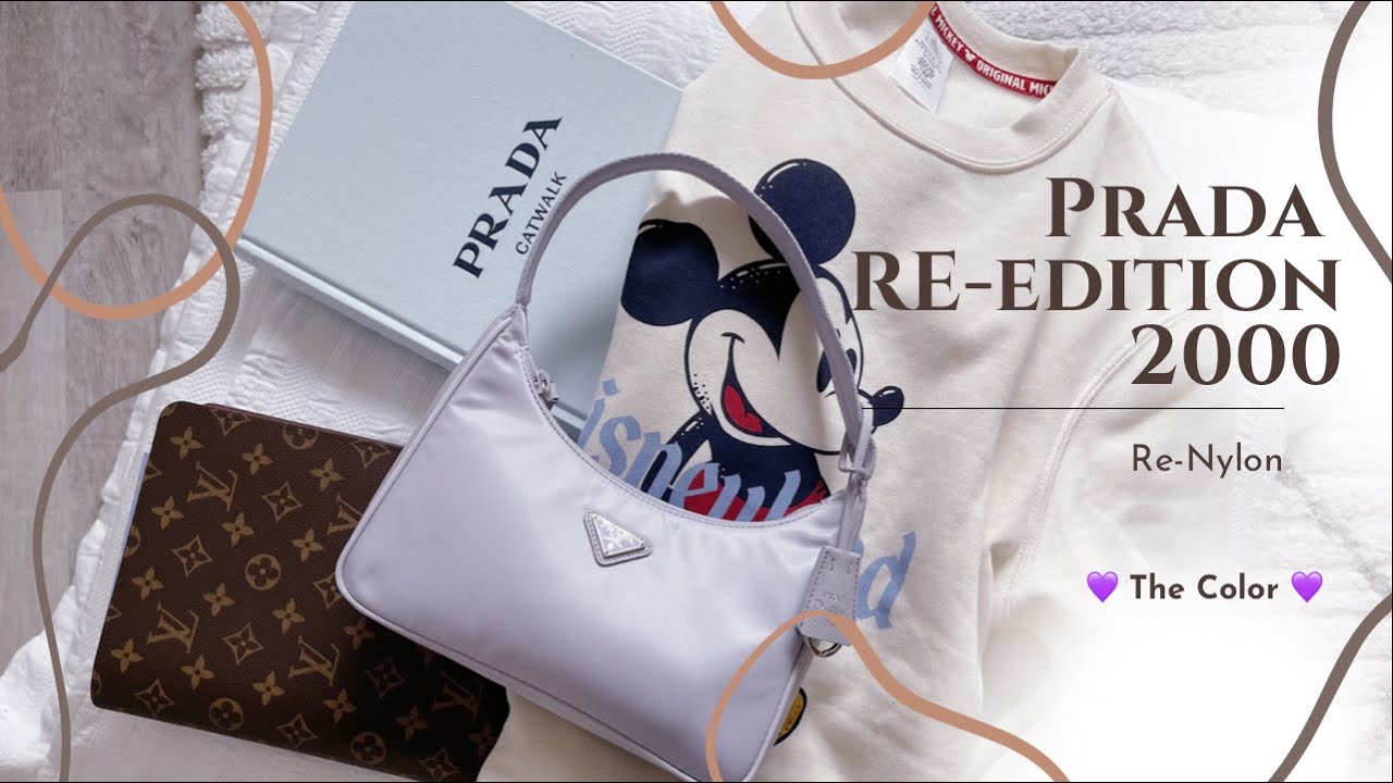 Prada Re-Edition 2000 in Wisteria, What Fits