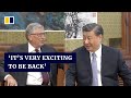Xi Jinping tells his ‘old friend’ Bill Gates he hopes US-China friendship will continue