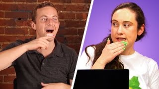 Irish people watch people try irish foods