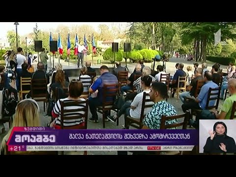 #არჩევნები2020 შალვა ნათელაშვილის შეხვედრა ამომრჩეველთან