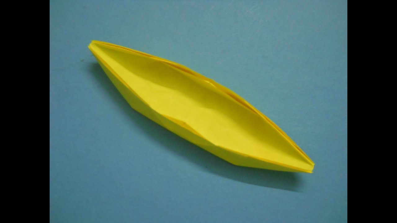 how to make a paper boat or sampan - youtube