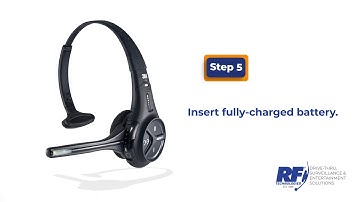 3M G5 Drive-Thru Headset Programming Instructions