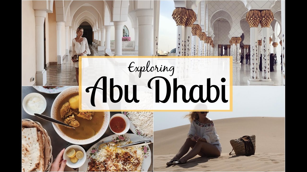 Exploring Abu Dhabi! Dune Bashing in the Desert, The Grand Mosque & More!