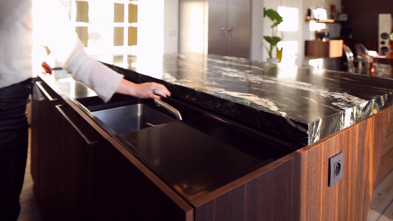 Sebastiaan - Keukeneiland met verschuifbaar blad