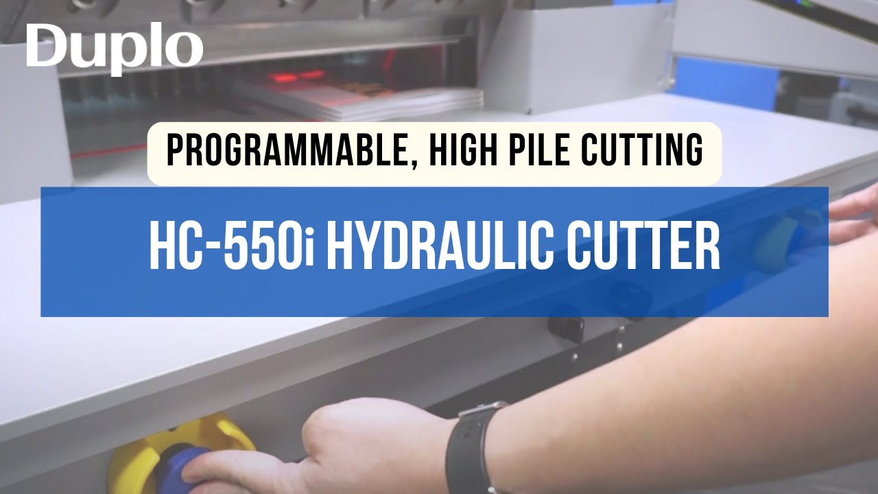HC-550i Hydraulic Cutter | Product Demo | Duplo USA