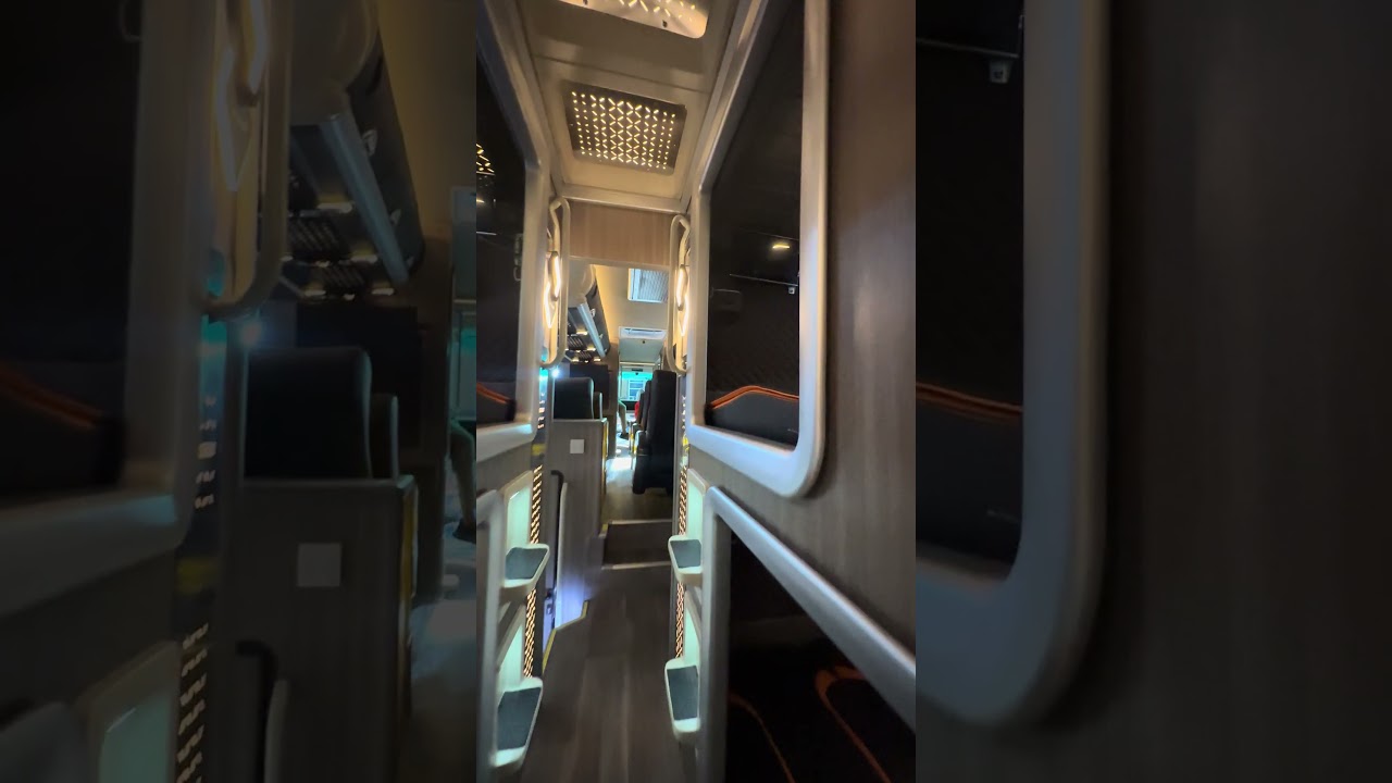luxurious and comfortable sleeper bus indonesia