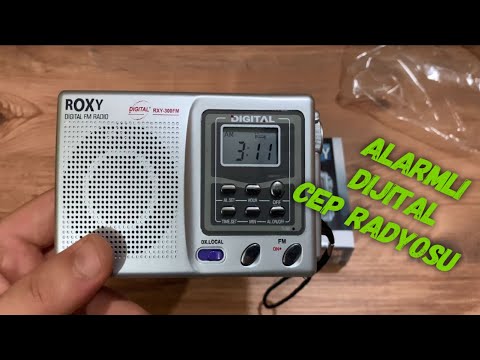 Roxy Rxy-300Fm Dijital Göstergeli Radyo Taşınabilir Cep Radyosu #radyo #bayindirelektronik