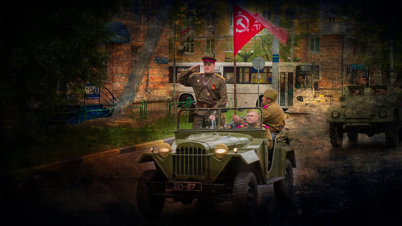 БИПЭК АВТО 9 мая проездка техники - YouTube