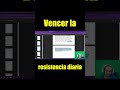 DISCIPLINA 🚀 Cómo VENCER la RESISTENCIA Diaria hoy MISMO