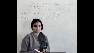 MCA- 1st Semester,  BCD to Excess-3 code converter circuit_Deepali Jaiswal