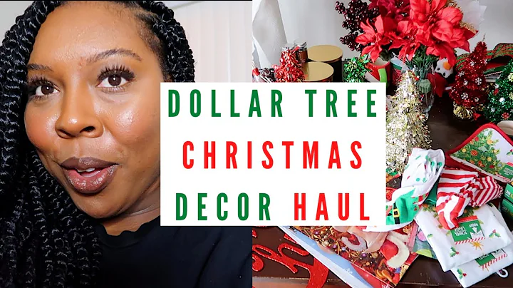 VLOGMAS 2020 DAY 1| DOLLAR TREE CHRISTMAS DECOR | TUHKYJUH