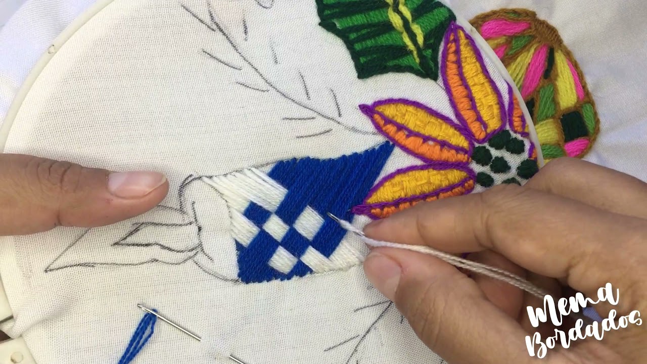 ⚠️Puntada Fantasia🪡 Como Bordar Vela Navideña👁👁