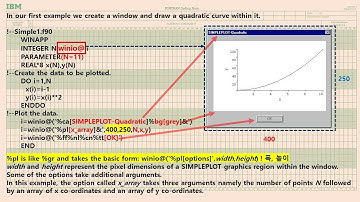 Free Visual Fortran을 사용해서 2차 방정식 결과를 그래프 코딩하기