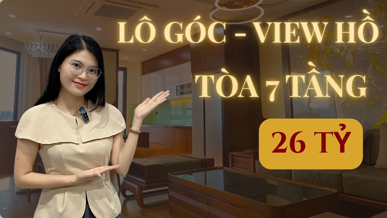 Bán nhà Hà Nội, lô góc, phân lô vỉa hè, 70m2, 7 tầng, 26 tỷ