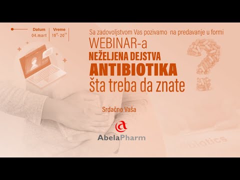 AbelaPharm vebinar: Neželjena dejstva antibiotika