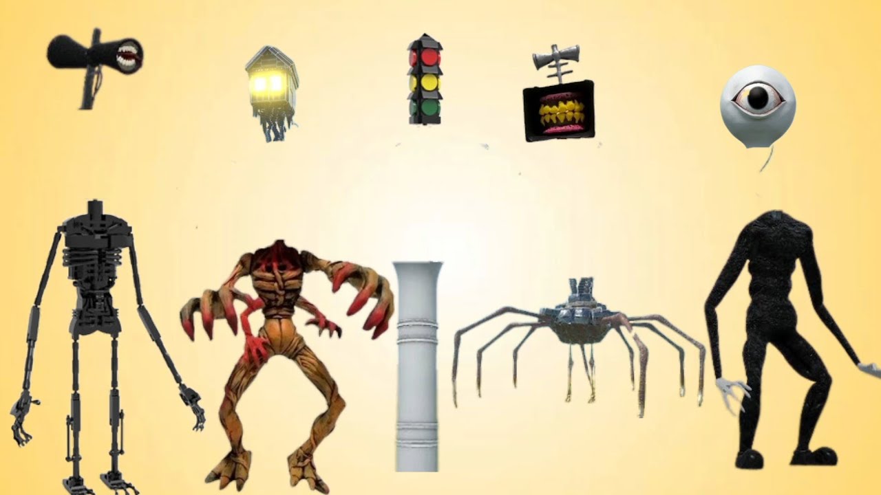 WRONG HEADS SIREN HEAD ACA HURRICANE, SIREN HEAD LIGHT, SIREN HEAD RADIO, SIREN FLOWER, SIREN SINK