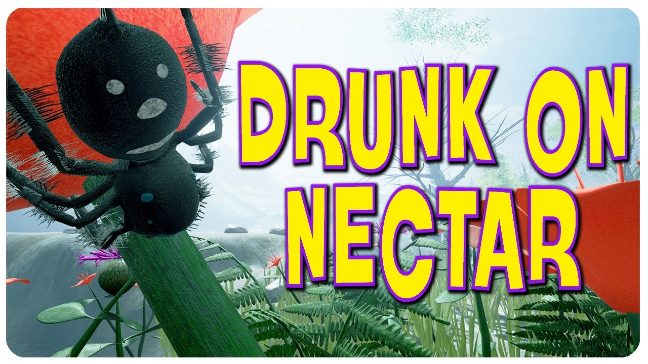 Nature and Invertebrate Sim Game! | Drunk On Nectar Gameplay (Jumping Spider / Dragonfly)
