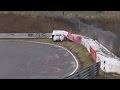 Hard CRASH Unfall Renault Megane RS @ Nürburgring Nordschleife 22.03.2015 Touristenfahrten