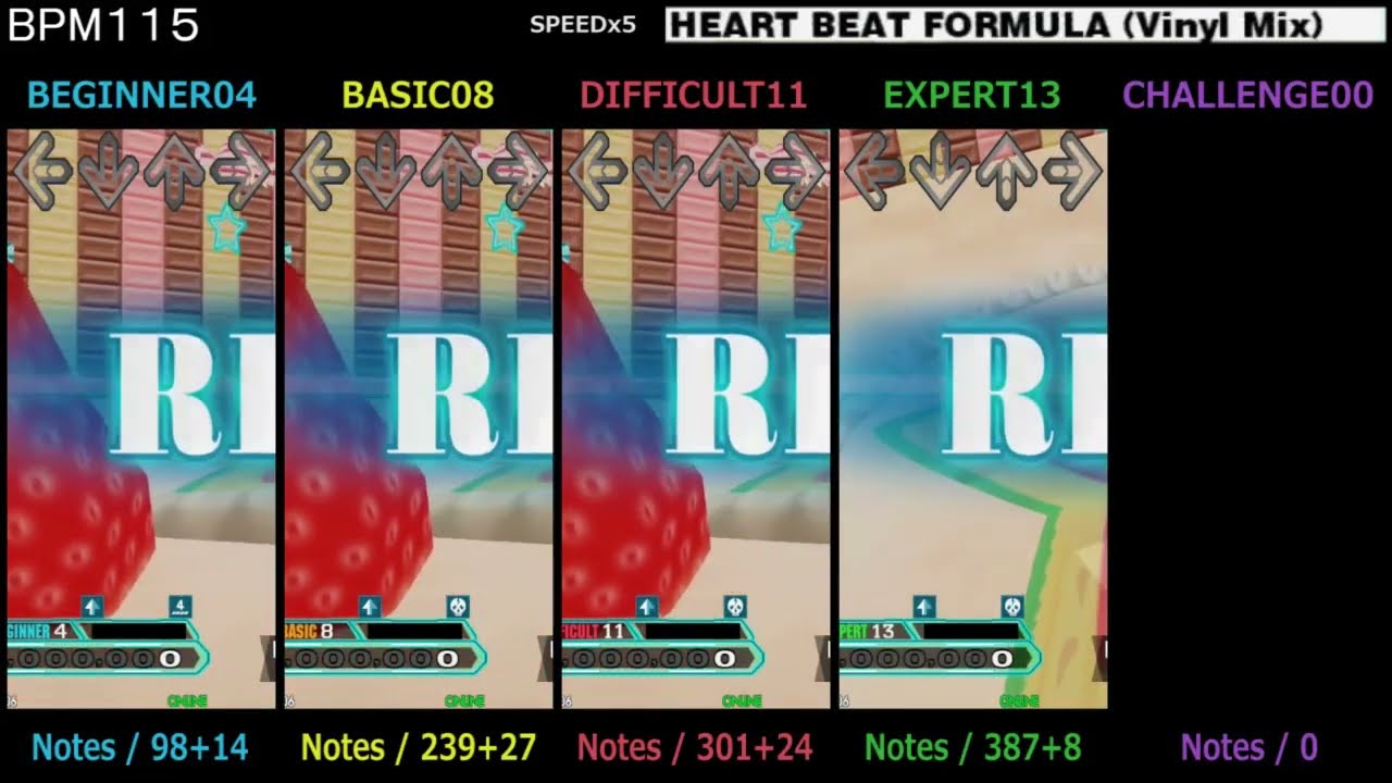 DDR / HEART BEAT FOMULA (Vinyl Mix) - SINGLE (DanceDanceRevolution 2014)