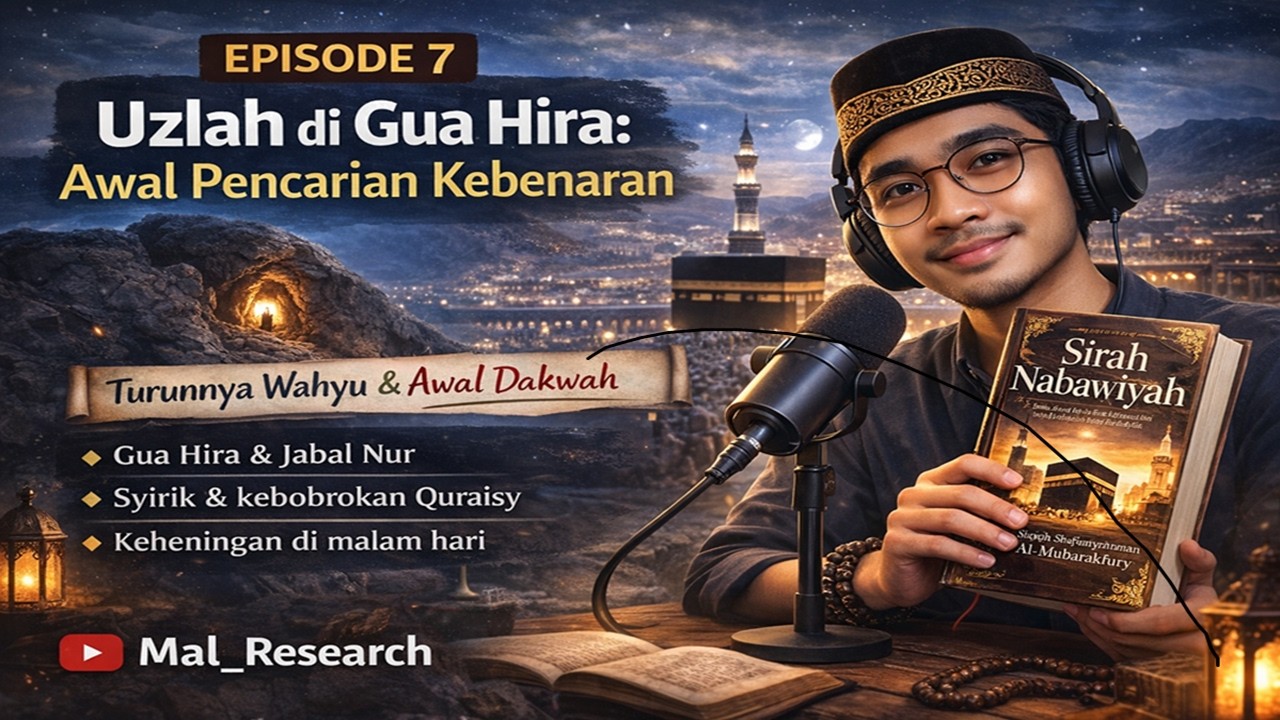 YANG TERJADI DI GUA HIRA SEBELUM TURUNNYA WAHYU PERTAMA⁉️ | SIRAH NABAWIYAH EPS. 7