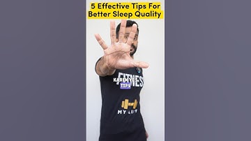 ✅ 😴5 Tips To Improve Your Sleep Quality  #shorts #sleepquality