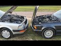 Bmw E32 735i vs Audi D11 V8 3.6 Test