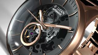 Titan Automatic Watch - 3D animation