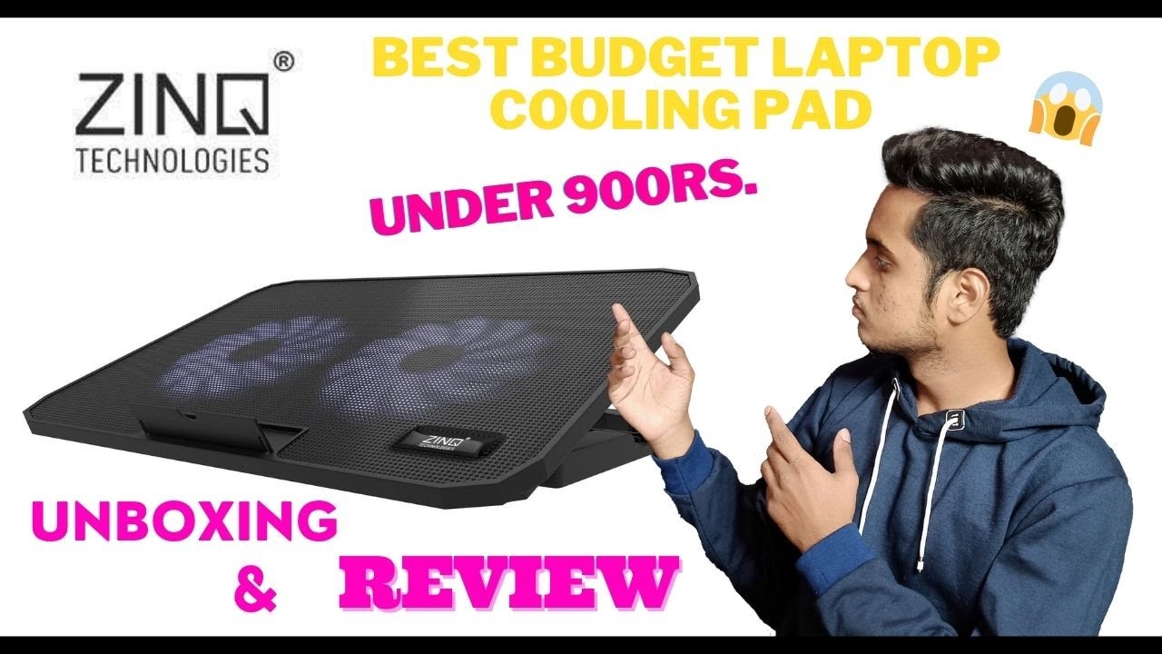 Best Budget Laptop Cooling Pad Unboxing & Review ZinQ Technology