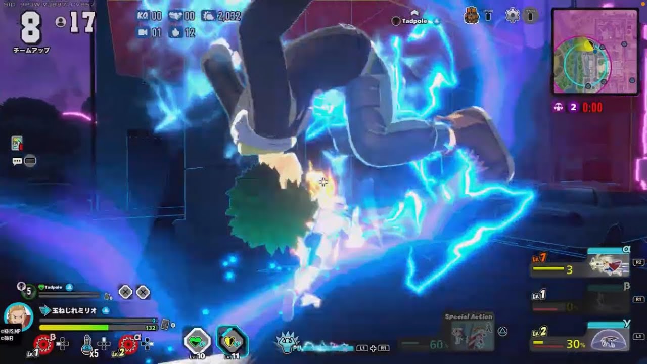 【ヒロアカUR】1v3からの逆転勝利❗️に、驚きをなんとか隠しきれた玉ねじれ。(今シーズンみんな速すぎ)