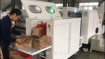 Roll Fed Paper Bag Making Machine