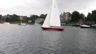 Rustler 24 daysailer in Brenton Cove