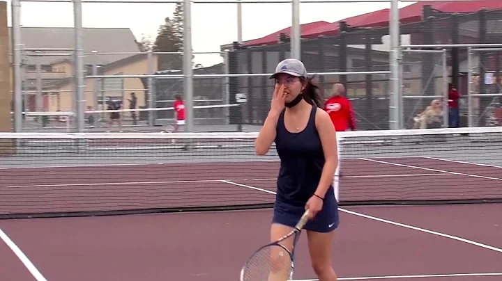 Freedom at Liberty Girls Tennis 3.2.21 | Alyssa Na...