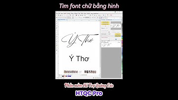 Tìm Font chữ bằng hình trong CorelDRAW #coreldraw #coreldrawtutorial #htqc