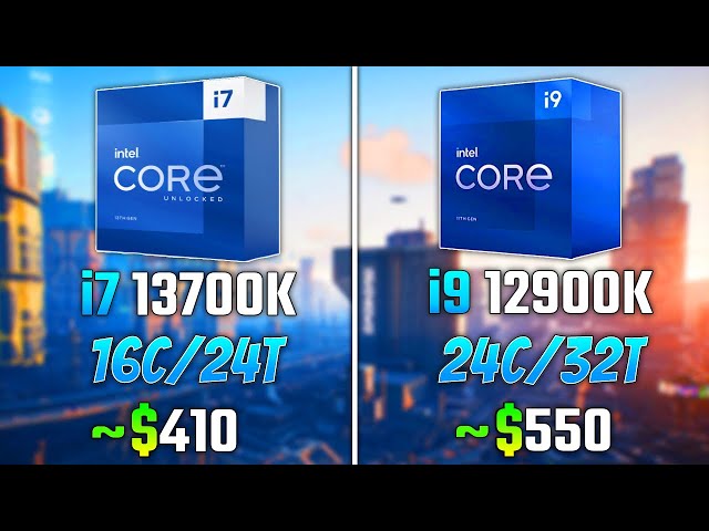 新品 Core i7 13700K 13700KF(i9 12900Kと同性能) INTEL i7-13700K vs INTEL i9-12900K | Test in 6 Games - YouTube