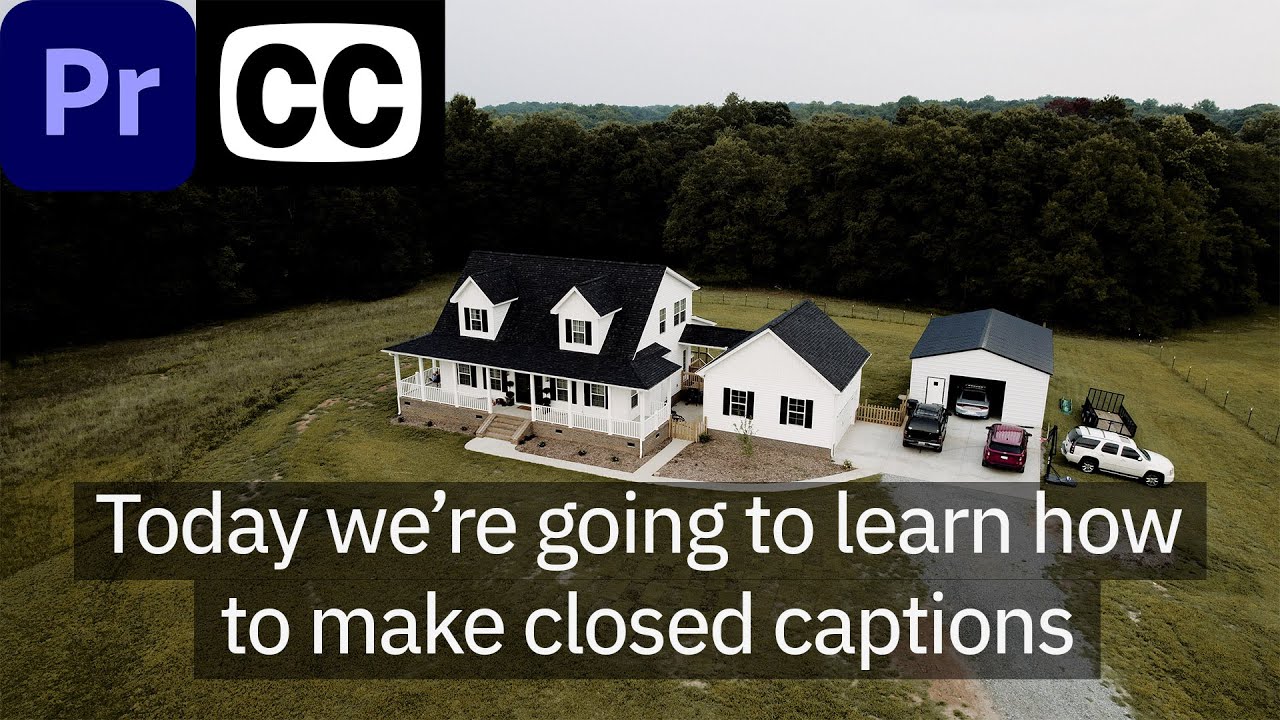 How to create closed captions in Premiere Pro 2021 YouTube