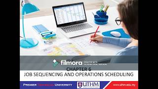 Production Planning and Control - Job Sequencing and Operations Scheduling (Part II)