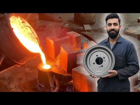 How Factories Turn Cast Iron Scrap into Wheel Brake Drums | Brake Drum Manufacturing Process