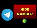 Hide your phone in telegram in 30 seconds ⌚️ How to hide phone number in telegram on Iphone, Android