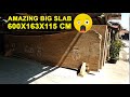 Amazing rare big slab wood for live edge table  cut sawmill logs wood