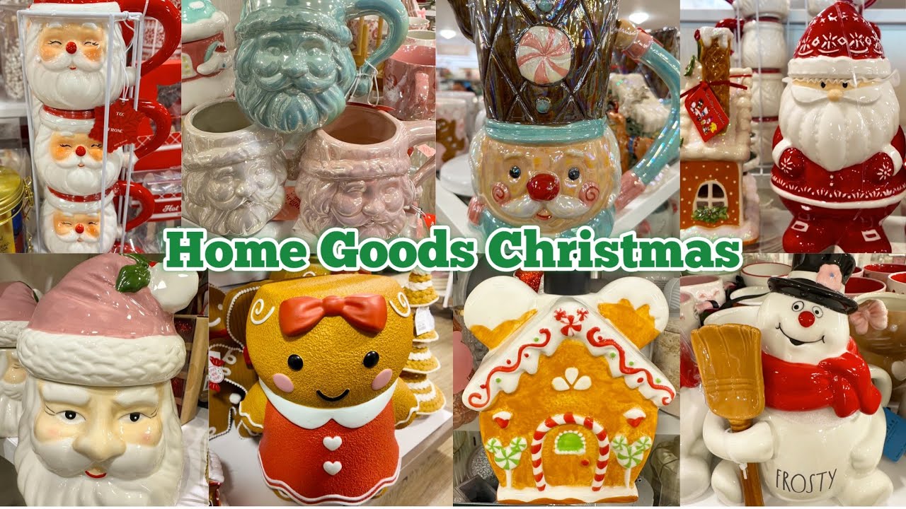 HomeGoods Christmas 2025 🎄 NEW Holiday Decor, Santa Mugs