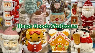 HomeGoods Christmas 2025 🎄 NEW Holiday Decor, Santa Mugs & Dinnerware Finds!