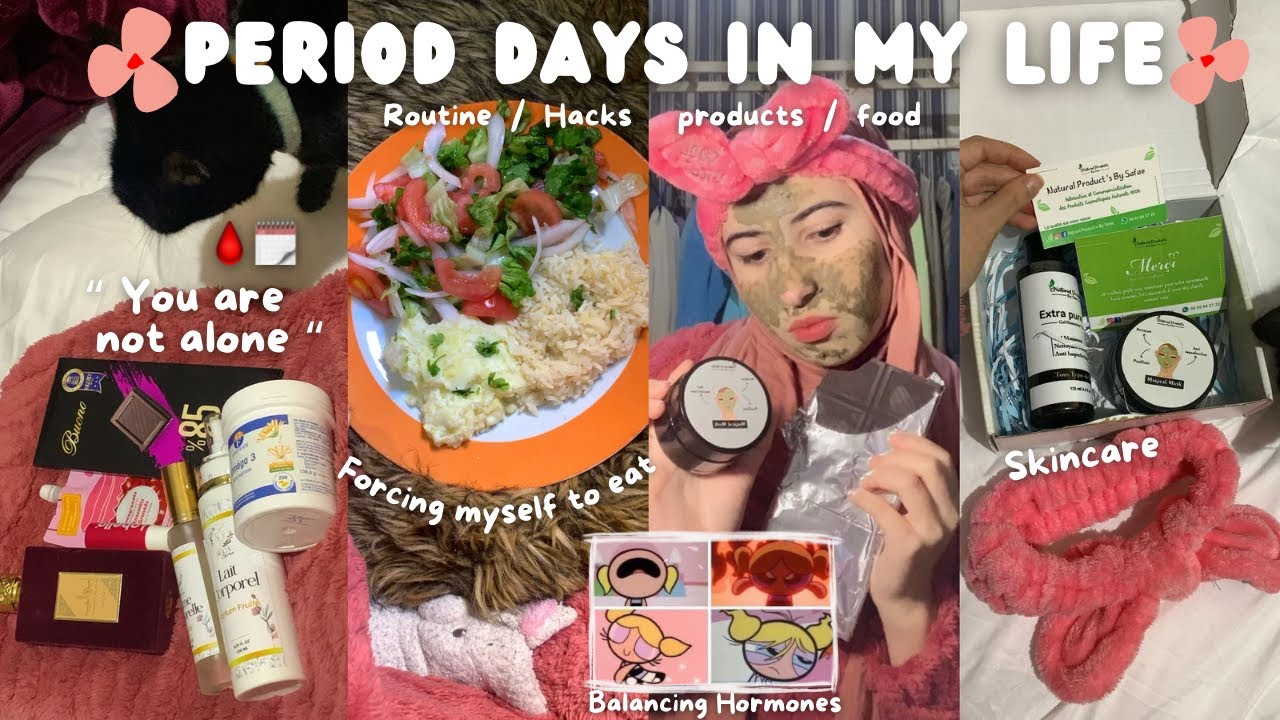 Period days in my life🩸روتيني للدورة الشهرية | نصائح خاص أي بنت تعرفهم 👧💄