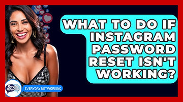 What To Do If Instagram Password Reset Isn