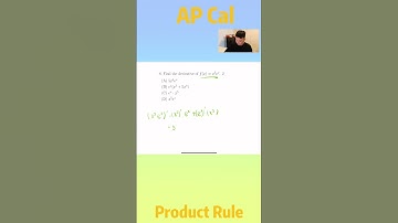 AP Calculus Unit 3.3 AP Cal Derivative Product Power rule(9)#AP Calculus #US High School