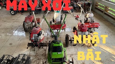 máy xới nhật bãi - máy xới đất mini - máy xới thùng phi I cửa hàng việt anh 0961350530