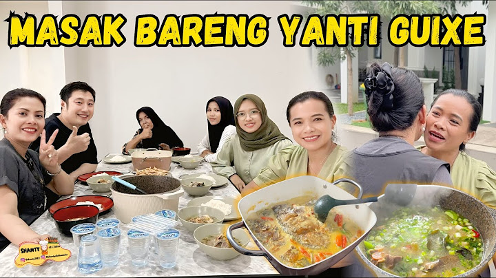 SHOPPING AT THE MARKET AND COOKING WITH YANTI GUIXE, THERE'S BLITAR-STYLE GURAMI + BEEF ASAMSAM🤤😍