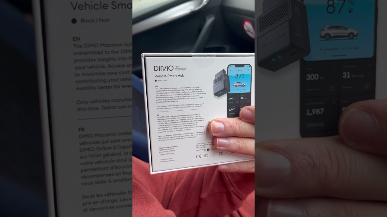 DIMO Macaron vehicle smart hub 