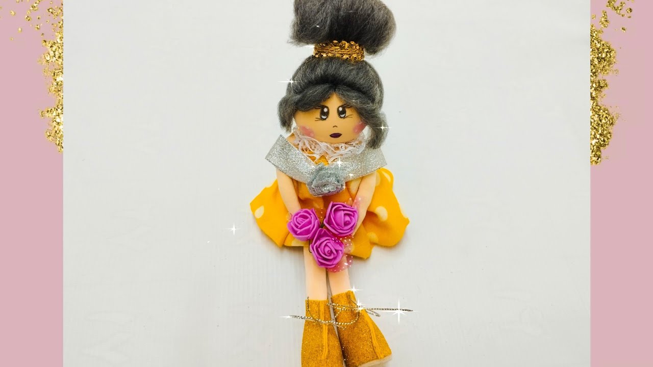 Very easy - very beautiful - to make a doll with a paper cup - YouTube