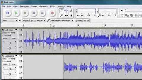 Getting started with Audacity: Mixing multiple tracks